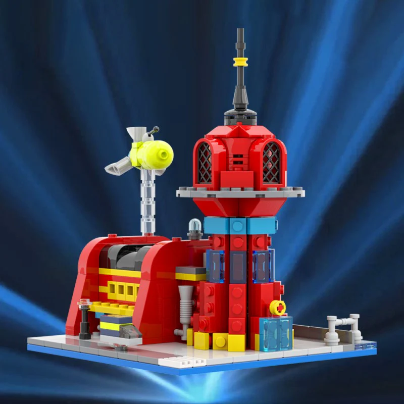 (Gobricks version)389pcs MOC-29365 Micro Planet Express - Image 9