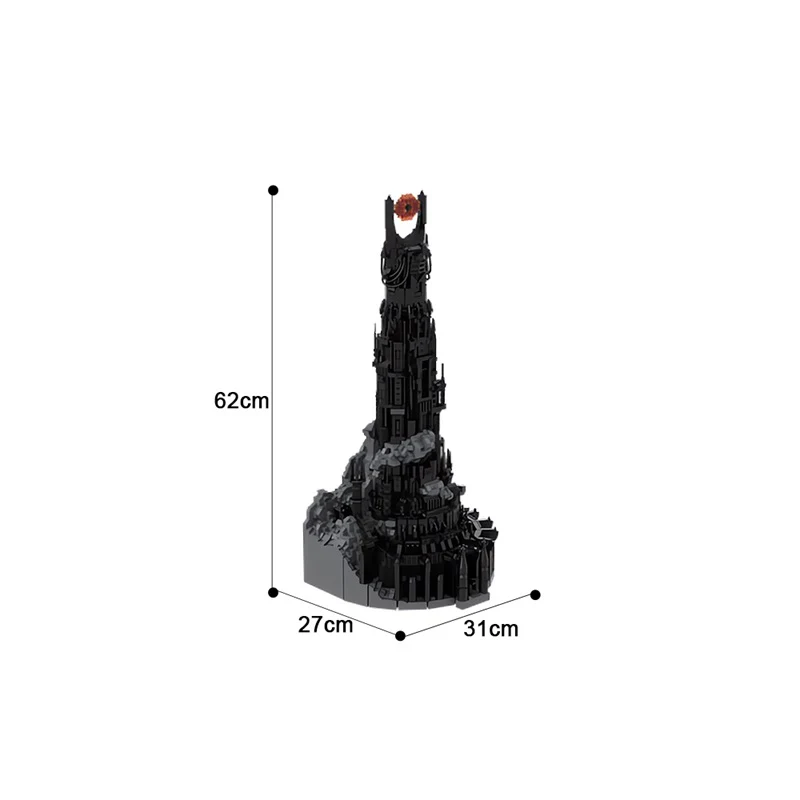 (Gobricks version)5996PCS MOC-126262 LOTR: Barad-dûr - Image 3