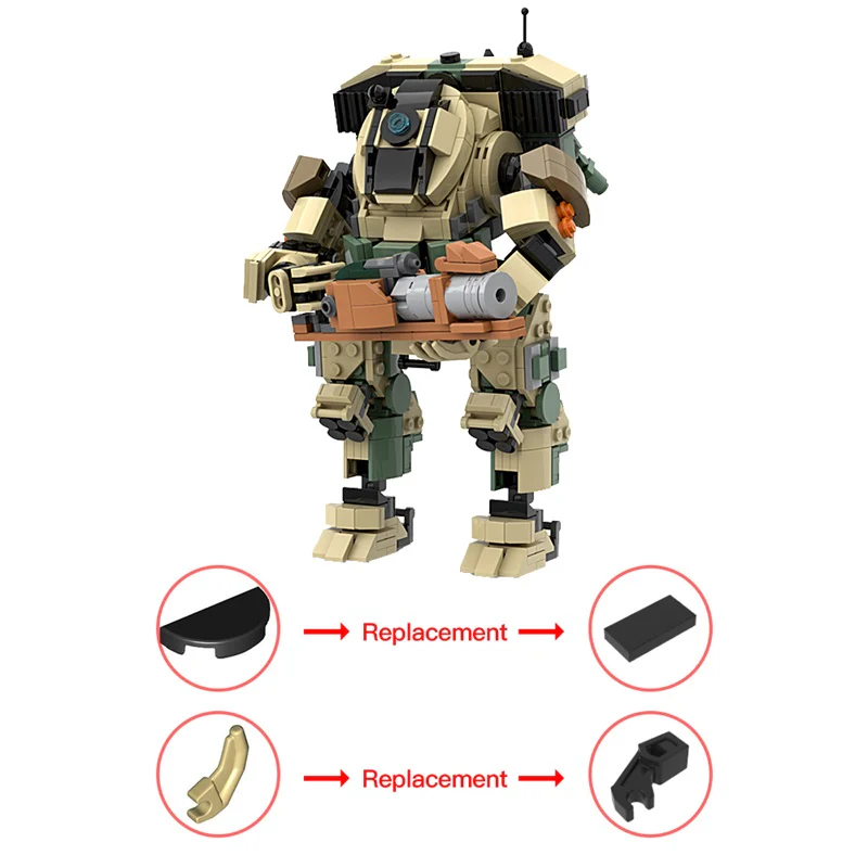 (Gobricks version)755PCS MOC-166870 Scorch|Titanfall 2 - Image 6