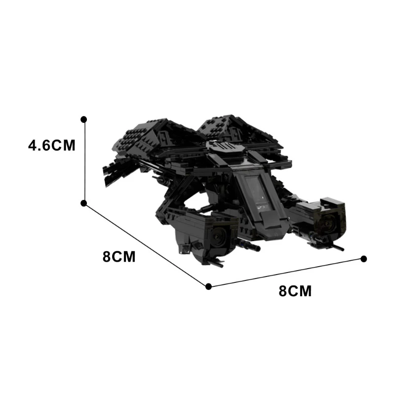 (Gobricks version)764PCS MOC-123989 Batman The Dark Knight Batwing - Image 5