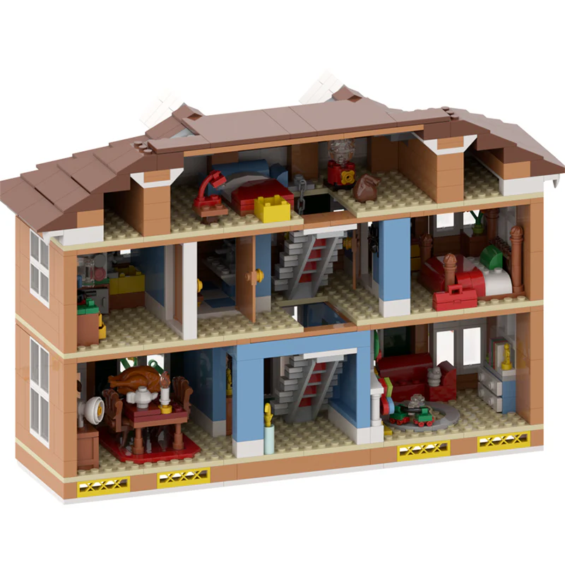(Gobricks version)919PCS Little Ghost Takes Charge - Kevin's House - Image 3