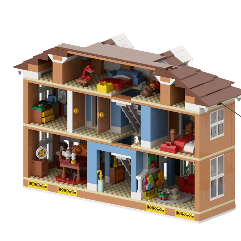 (Gobricks version)919PCS Little Ghost Takes Charge - Kevin's House - Image 4