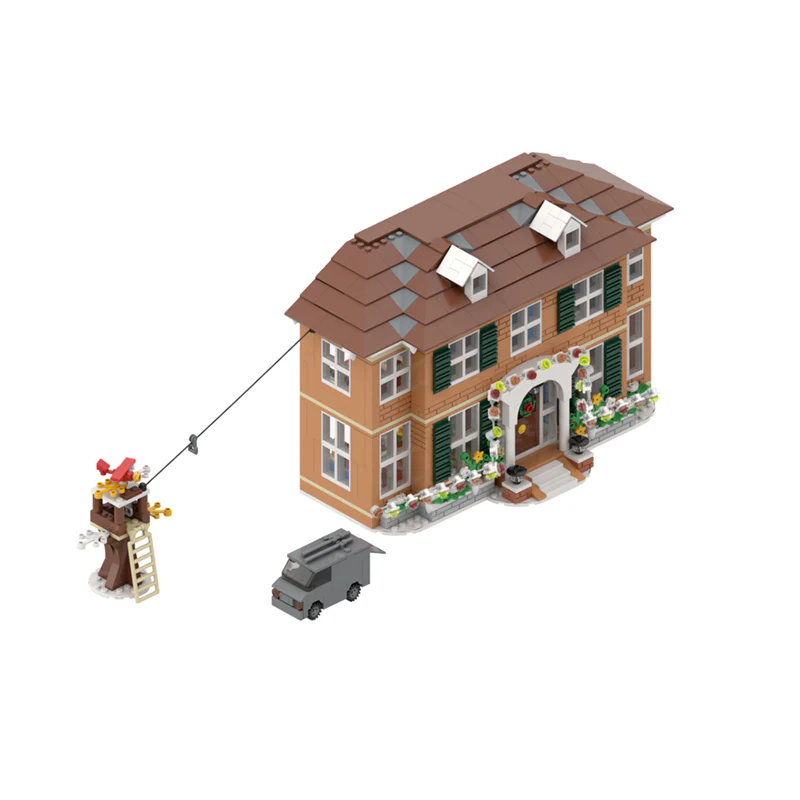 (Gobricks version)919PCS Little Ghost Takes Charge - Kevin's House - Image 5