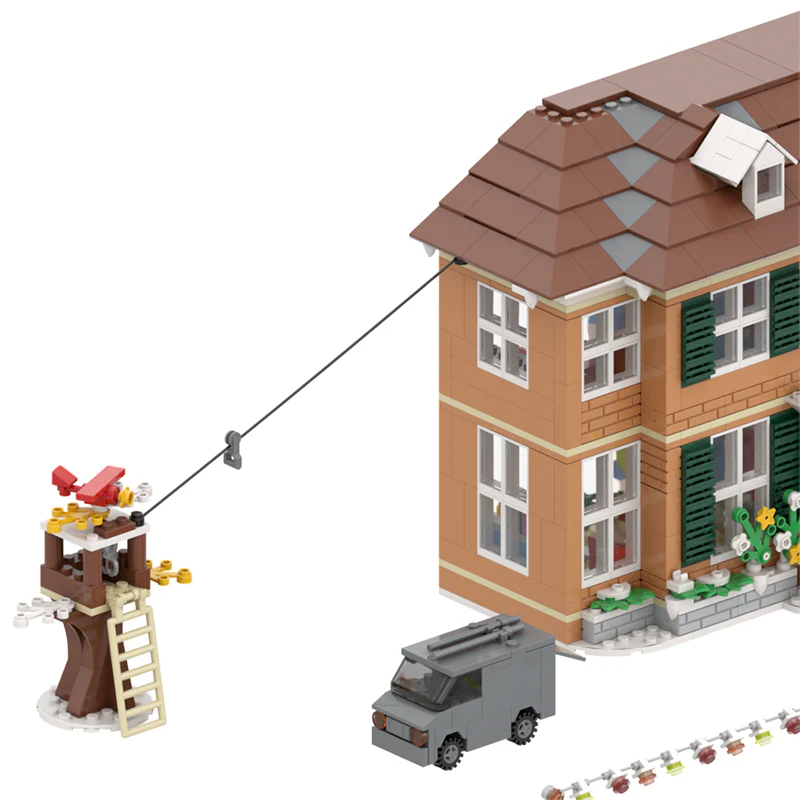 (Gobricks version)919PCS Little Ghost Takes Charge - Kevin's House - Image 7