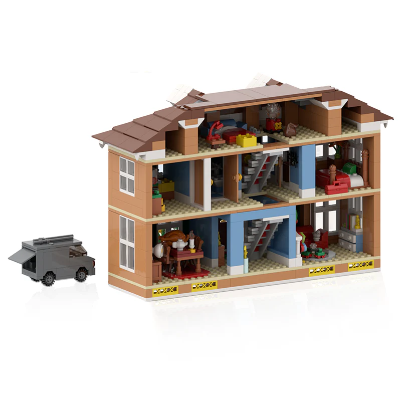 (Gobricks version)919PCS Little Ghost Takes Charge - Kevin's House - Image 9