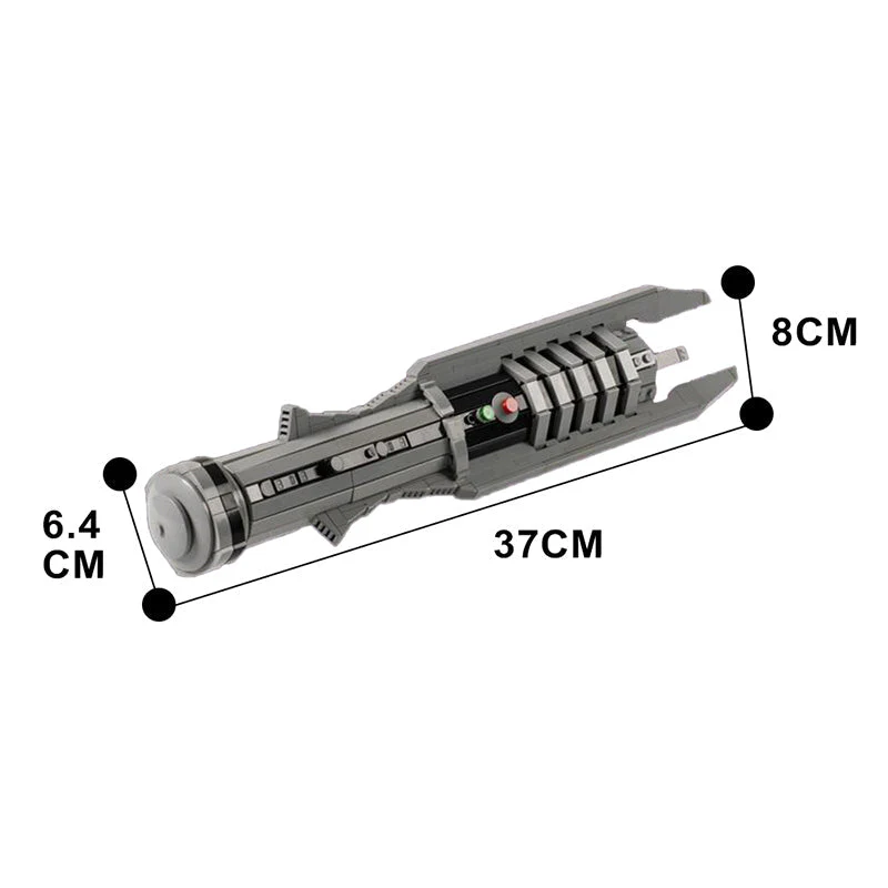 (Gobricks version)947pcs MOC-76636 Darth Revan's Lightsaber - Image 2