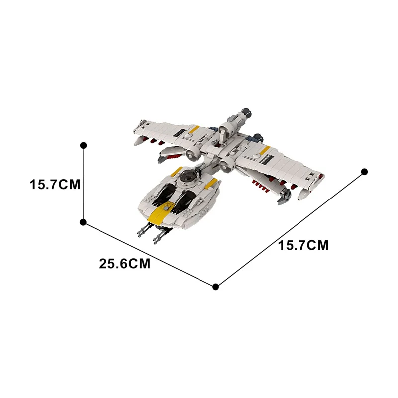 (Gobricks version)975PCS MOC-181275 BTL-S8 K-wing assault starfighter - Image 5