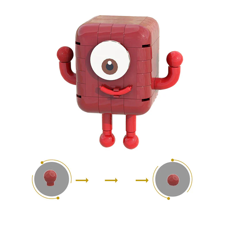 (Gobricks version)MOC-105148 ONE - Number blocks Cube - Image 5