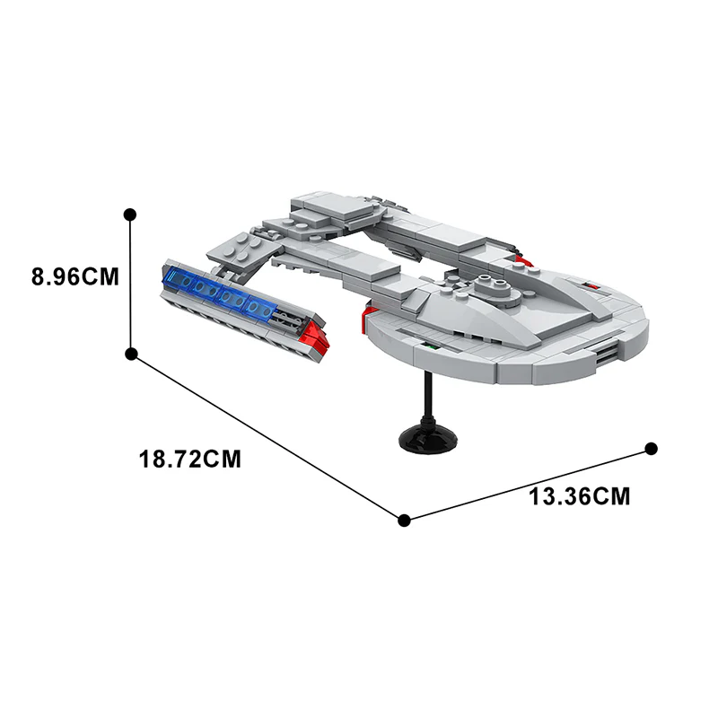 (Gobricks version)MOC-105250 Star Trek Akira Class - Image 2