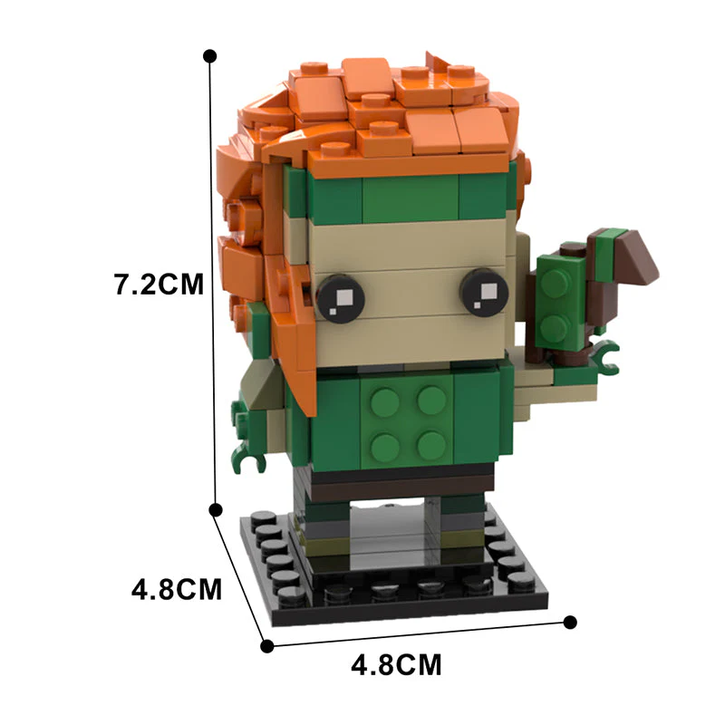 (Gobricks version)MOC-116276 VALORANT Skye Brickheadz - Image 3