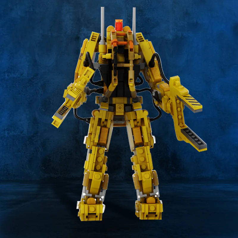 (Gobricks version)MOC-129373 Micro Aliens Series PART V: Mini size P-5000 powered work loader - Image 2