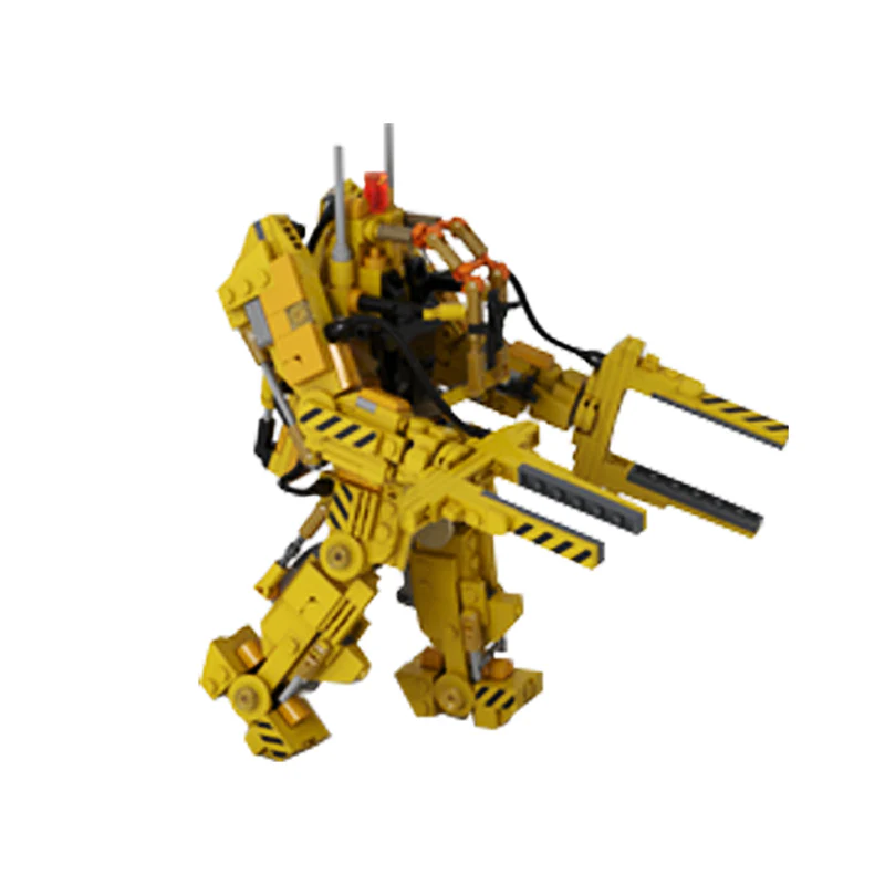 (Gobricks version)MOC-129373 Micro Aliens Series PART V: Mini size P-5000 powered work loader - Image 5