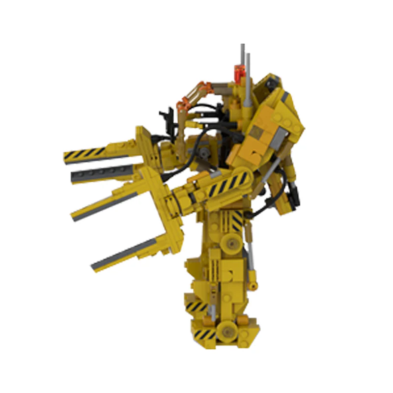 (Gobricks version)MOC-129373 Micro Aliens Series PART V: Mini size P-5000 powered work loader - Image 6