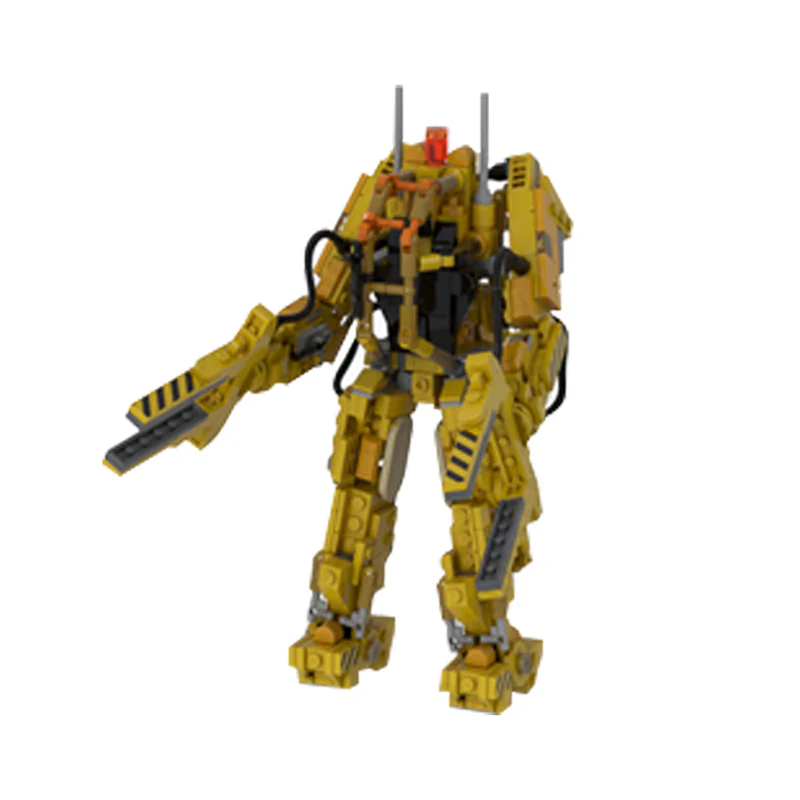 (Gobricks version)MOC-129373 Micro Aliens Series PART V: Mini size P-5000 powered work loader - Image 7