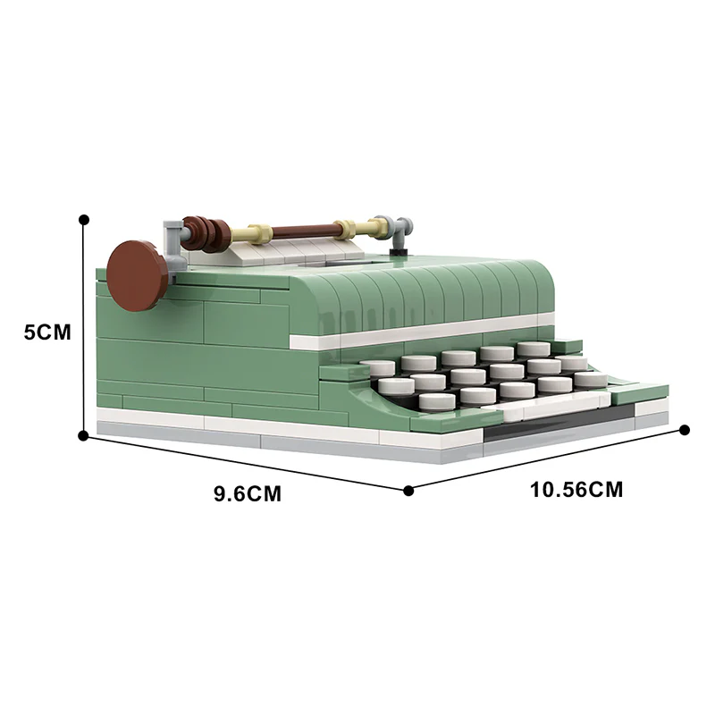 (Gobricks version)MOC-132996 mini typewriter - Image 3