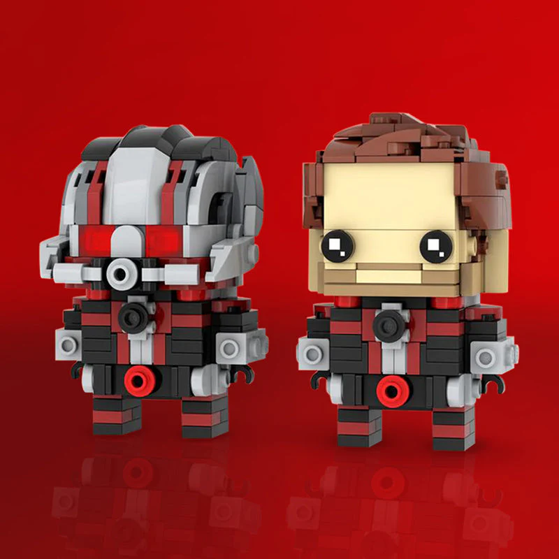 (Gobricks version)MOC-139898 Ant-Man Brickheadz LEGO MOC - Ant-Man and the Wasp: Quantumania - Image 2