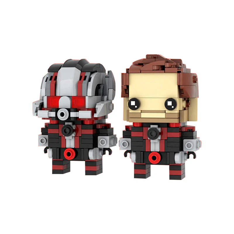 (Gobricks version)MOC-139898 Ant-Man Brickheadz LEGO MOC - Ant-Man and the Wasp: Quantumania - Image 3
