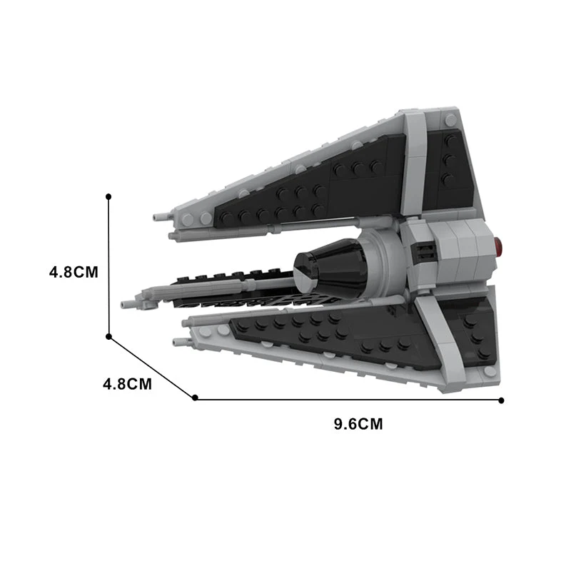 (Gobricks version)MOC-140080 Midi-Scale TIE Phantom - Image 2