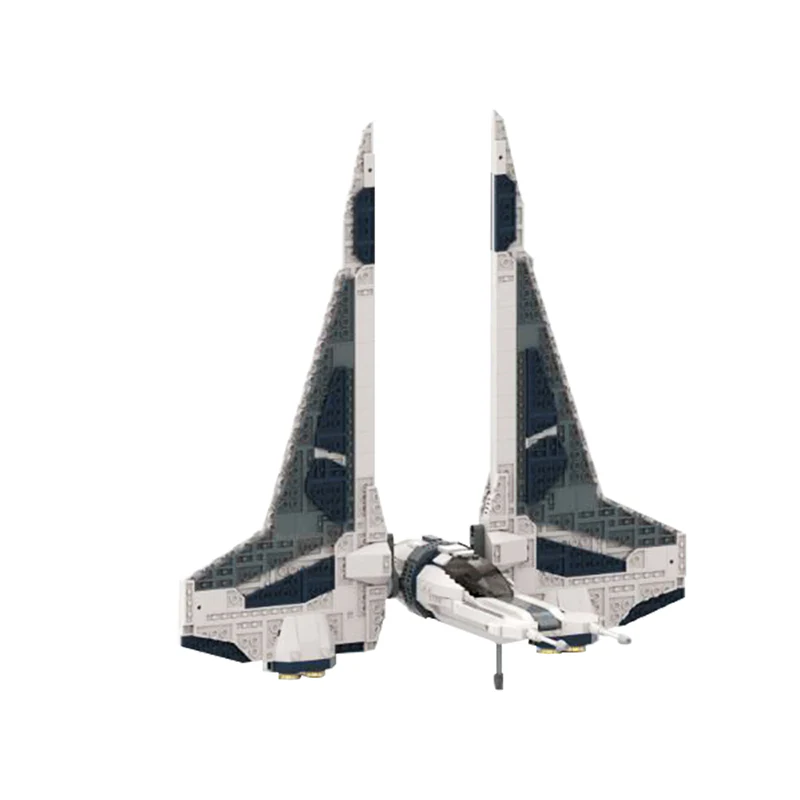 (Gobricks version)MOC-143184 Mandalorian starfighter Kom'rk-class fighter - Image 5