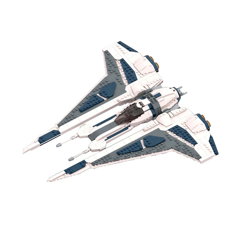(Gobricks version)MOC-143184 Mandalorian starfighter Kom'rk-class fighter - Image 6