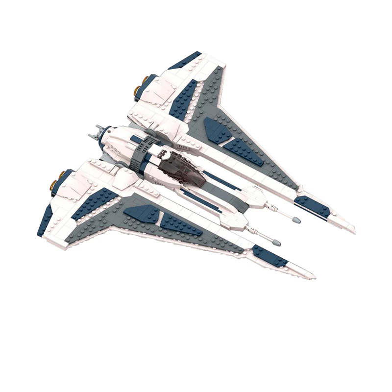 (Gobricks version)MOC-143184 Mandalorian starfighter Kom'rk-class fighter - Image 7