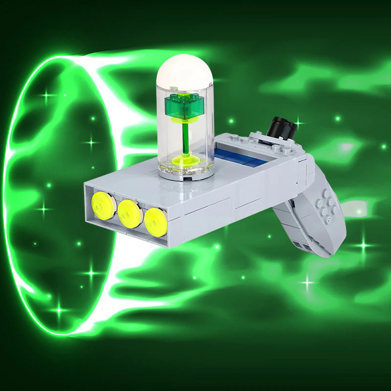 (Gobricks version)MOC-19873 Rick & Morty Portal Gun - Image 2