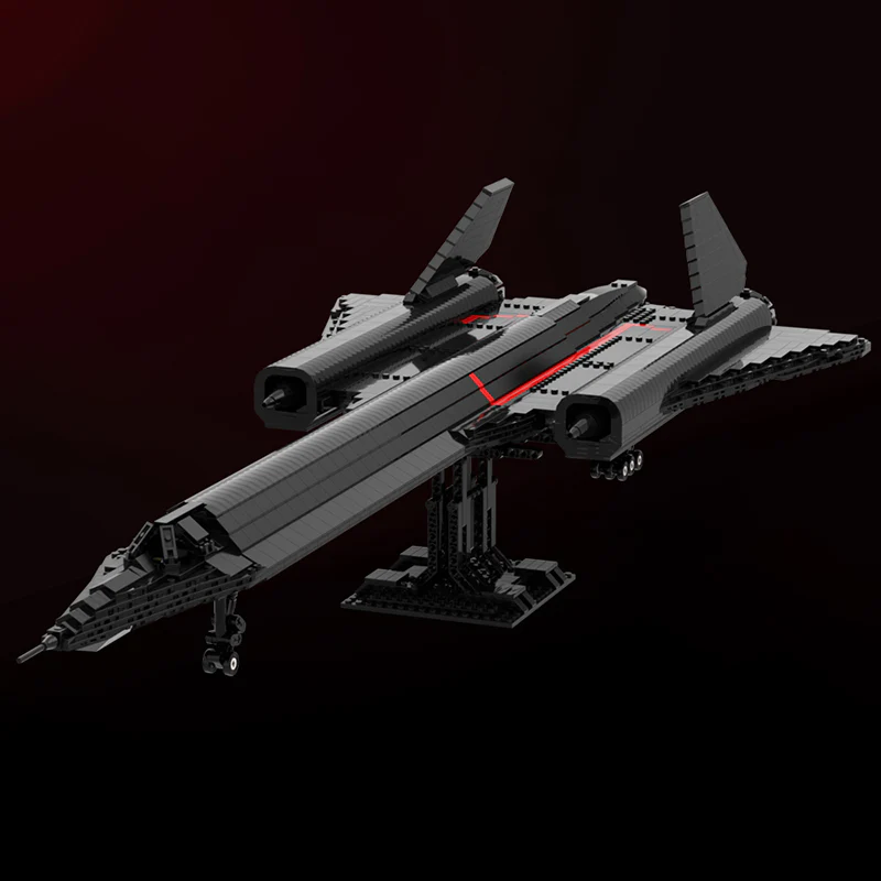 (Gobricks version)MOC-20612 SR-71 Blackbird - Image 3