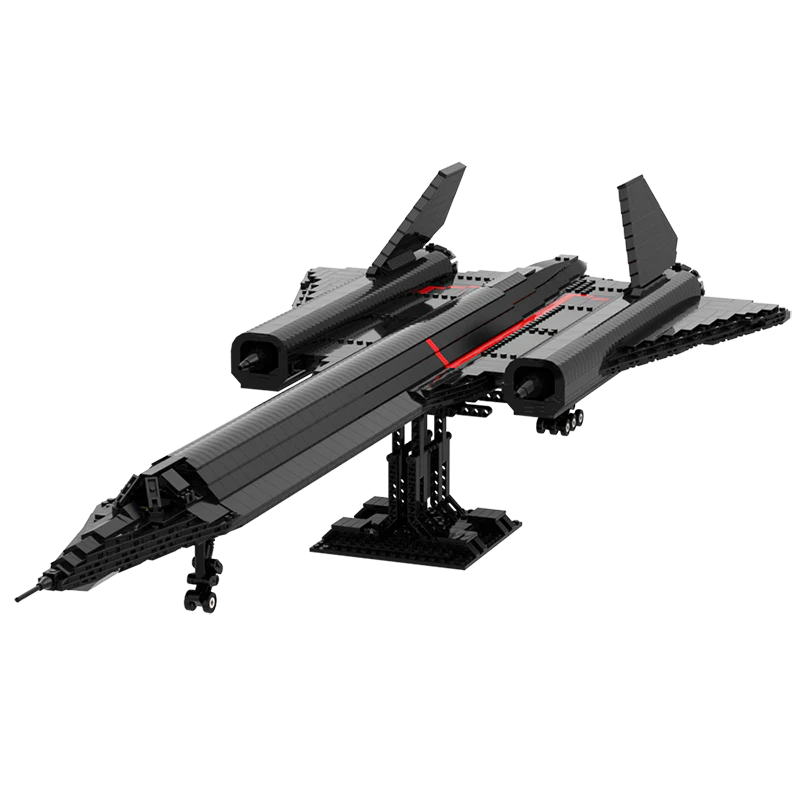 (Gobricks version)MOC-20612 SR-71 Blackbird - Image 7