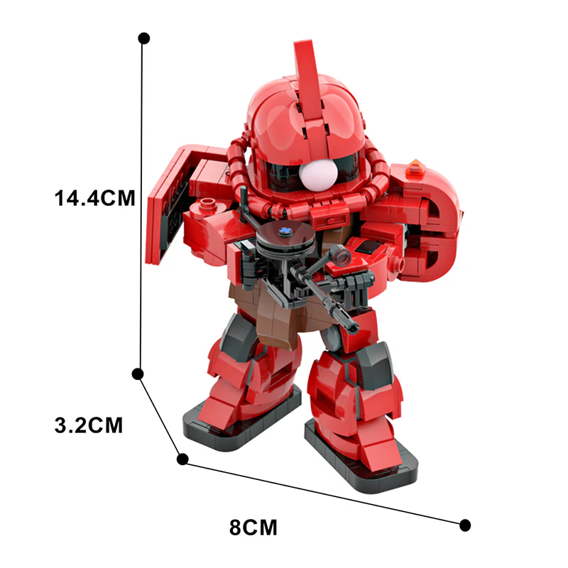 (Gobricks version)MOC-52507 ZAKU II - Image 3