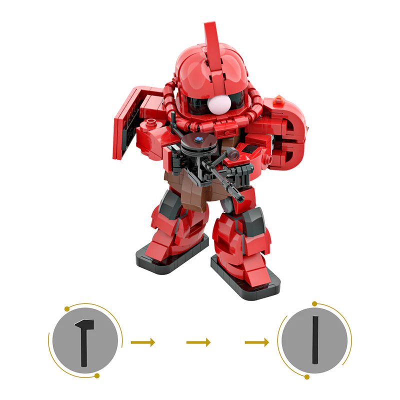 (Gobricks version)MOC-52507 ZAKU II - Image 5