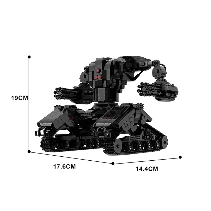 (Gobricks version)MOC-58403 Mech Tank Hunter Killer X1 - Image 3