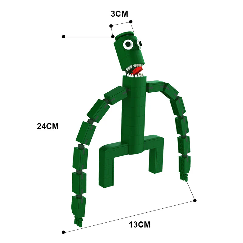 (Gobricks version)Rainbow Friends - Green - Image 3