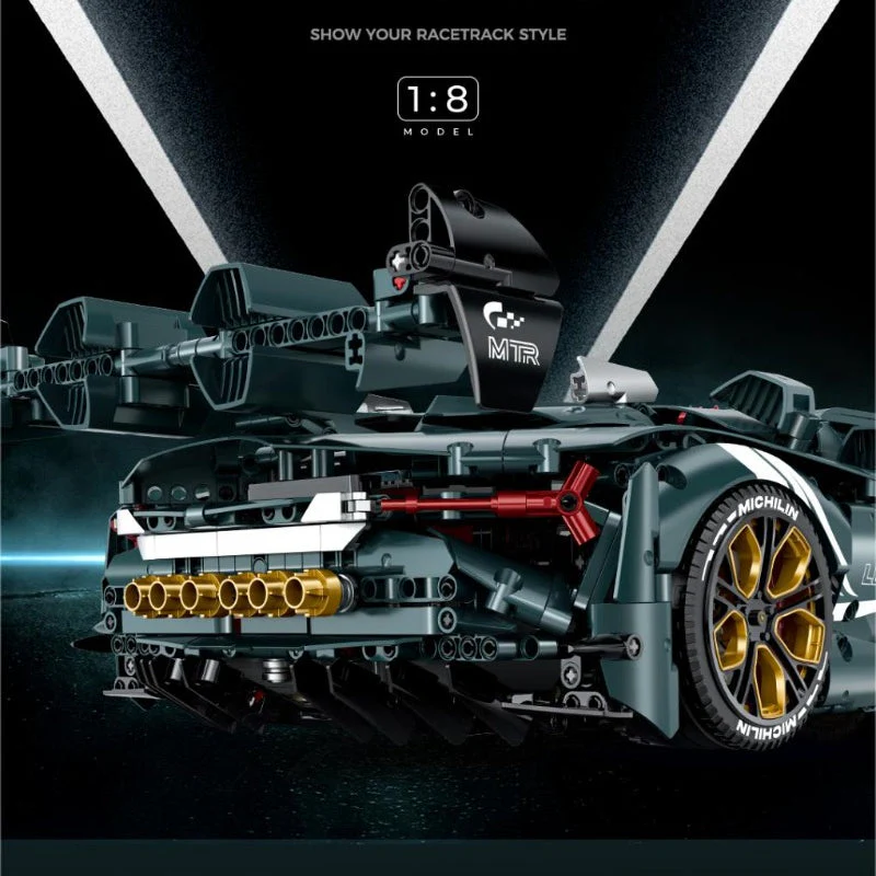 GULY 10611 Supercar Series-Lamborghini Three Thousand Years 1:8 (Electroplating Limited Edition) - Image 3