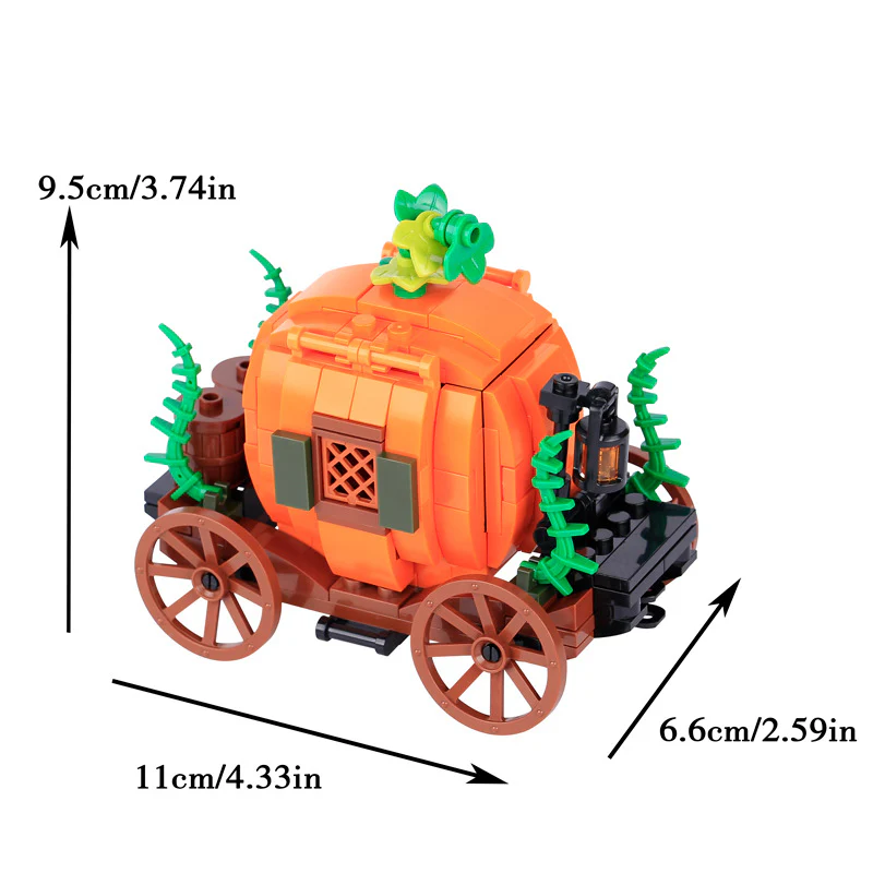 Halloween Pumpkin Carriage Witch - Image 3