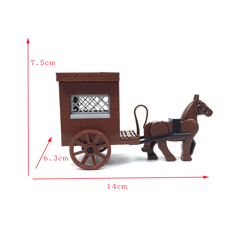Horse-drawn carriages, medieval chariots, prison carts, cargo wagons, and Qin Dynasty transport carriages. - Image 4