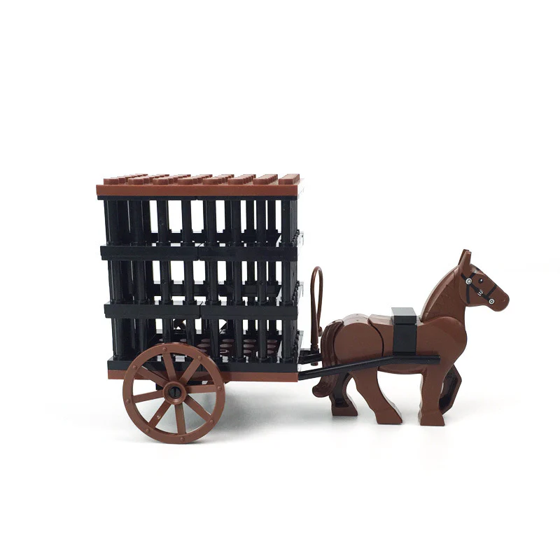 Horse-drawn carriages, medieval chariots, prison carts, cargo wagons, and Qin Dynasty transport carriages. - Image 7