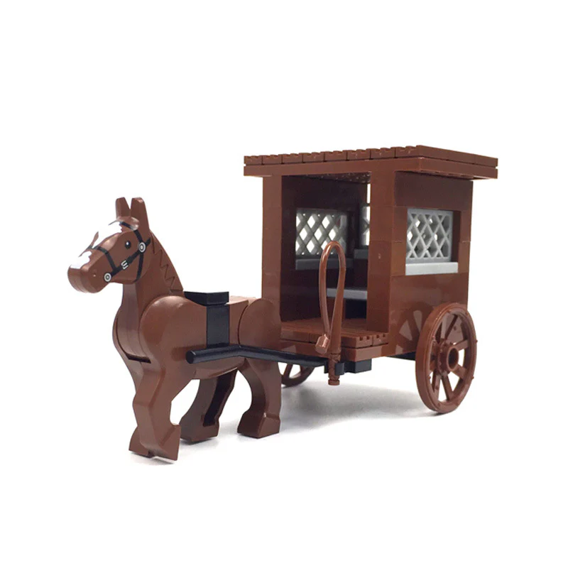 Horse-drawn carriages, medieval chariots, prison carts, cargo wagons, and Qin Dynasty transport carriages. - Image 8