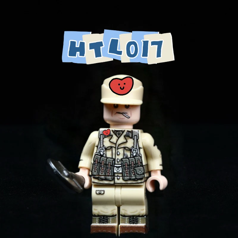 HTL017-021 World War II North Africa series Minifigures - Image 2