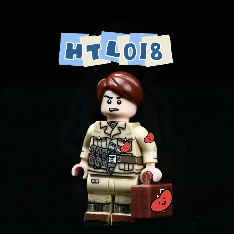 HTL017-021 World War II North Africa series Minifigures - Image 3