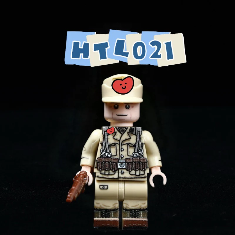 HTL017-021 World War II North Africa series Minifigures - Image 6