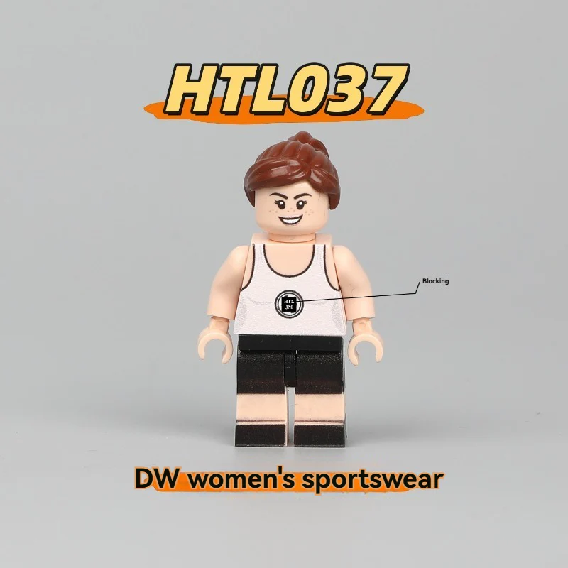 HTL036-038 Female assistants during World War II Minifigures - Image 3