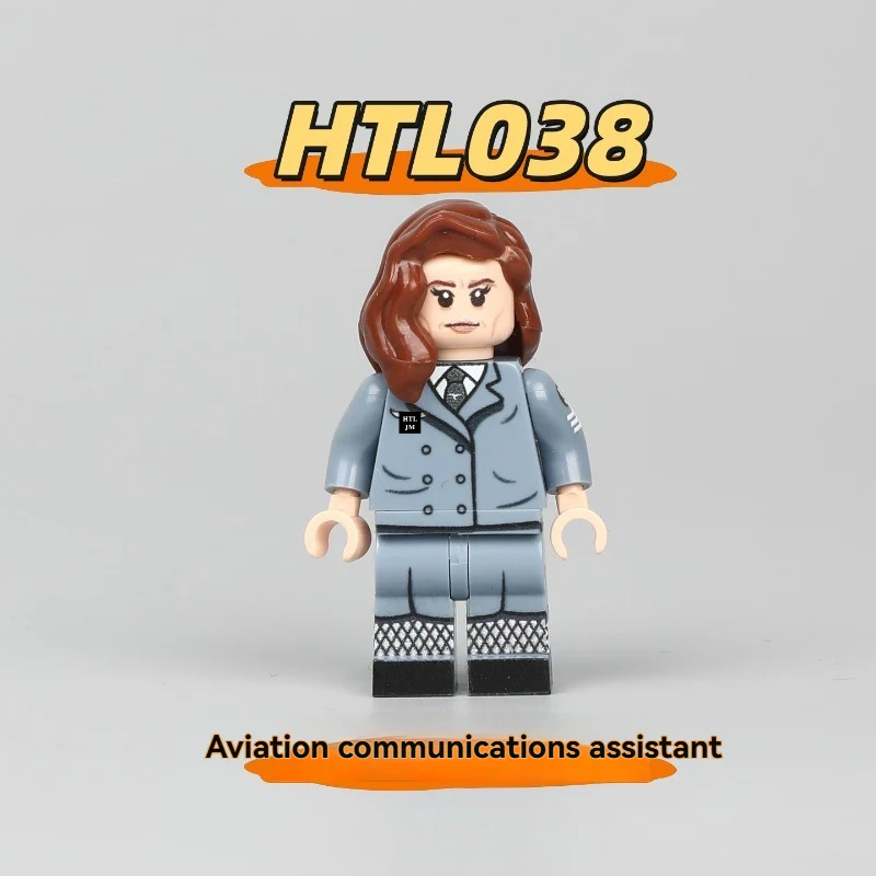HTL036-038 Female assistants during World War II Minifigures - Image 4