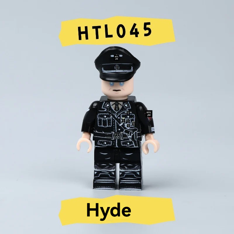 HTL045-046 World War II series Commander Heide Rishi Minifigures - Image 2