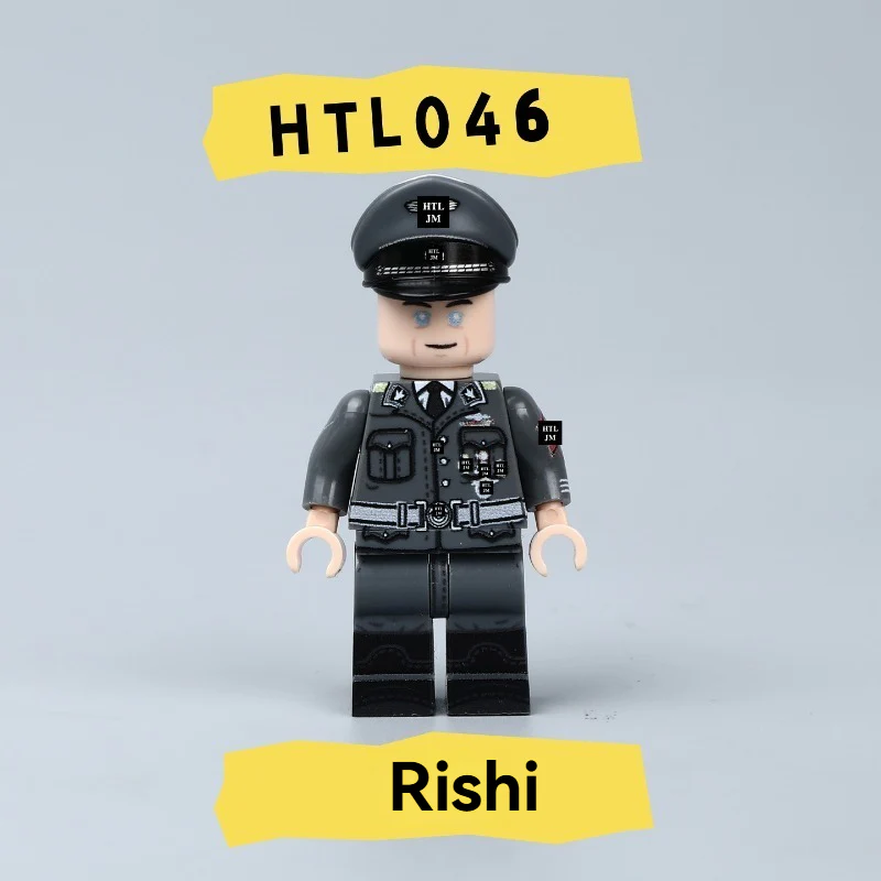 HTL045-046 World War II series Commander Heide Rishi Minifigures - Image 3