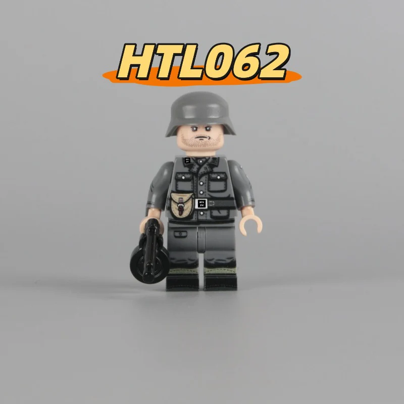 HTL062-067 World War II DW Officer Private First Class minifigure - Image 2