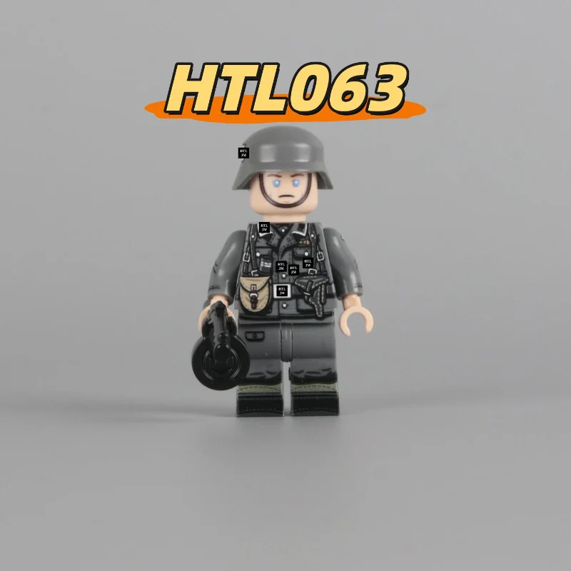 HTL062-067 World War II DW Officer Private First Class minifigure - Image 3