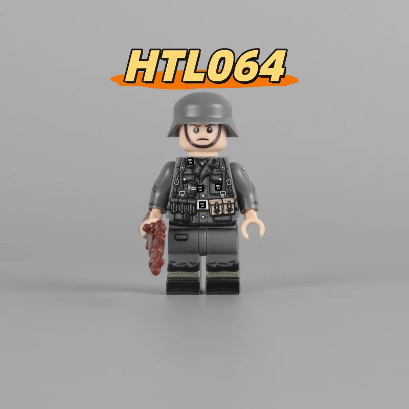 HTL062-067 World War II DW Officer Private First Class minifigure - Image 4
