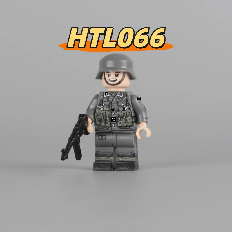 HTL062-067 World War II DW Officer Private First Class minifigure - Image 6