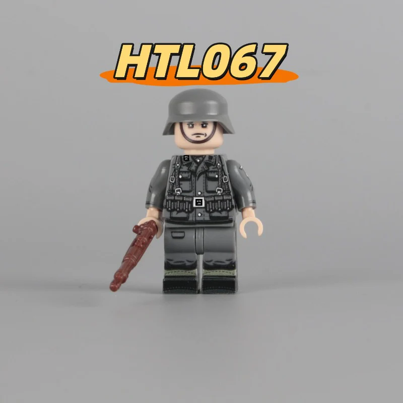 HTL062-067 World War II DW Officer Private First Class minifigure - Image 7