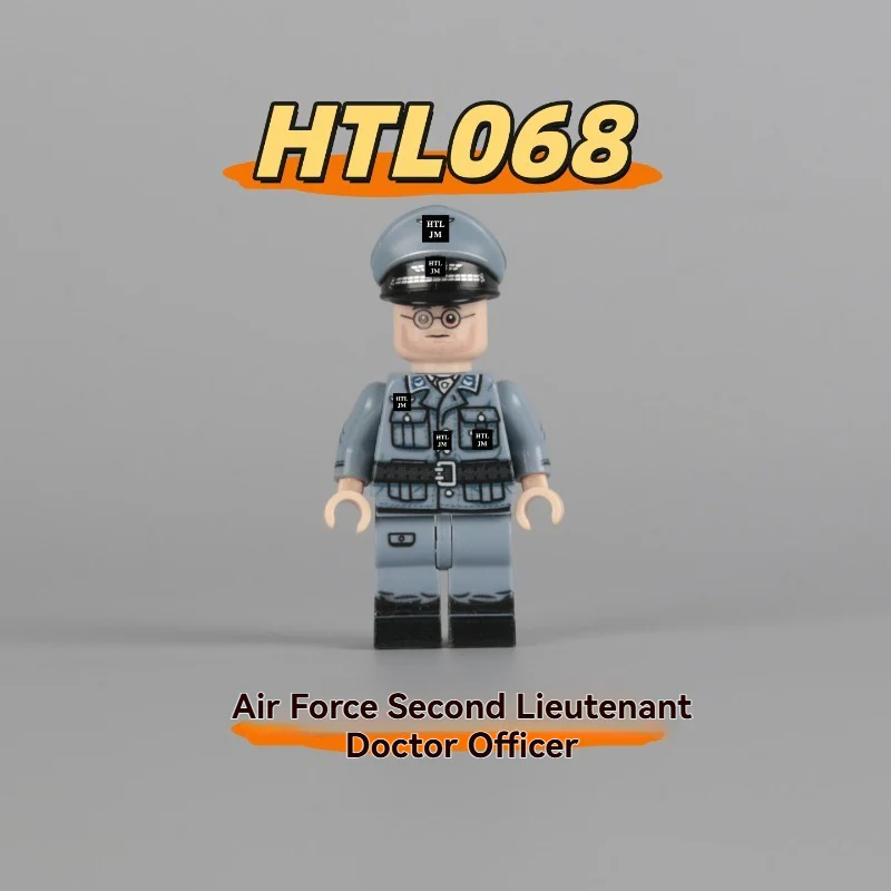 HTL068-071 World War II Air Force Officers Field Units minifigure - Image 2